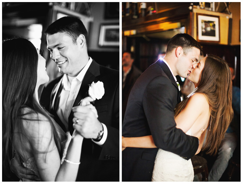 first dance of Erin Mazur and Tyler Hufstetler at Temple Bar in Dublin Ireland by Dallas wedding photographer Stacy Reeves