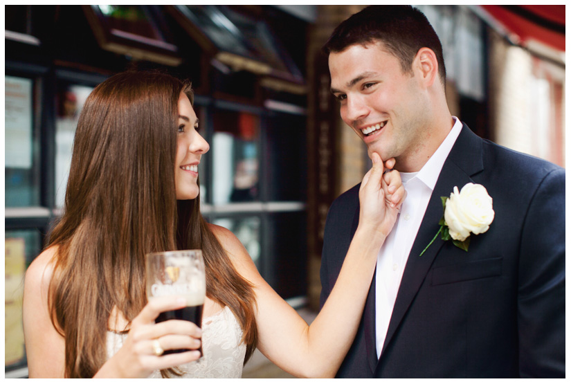 destination wedding of Erin Mazur and Tyler Hufstetler in Dublin Ireland by destination wedding photographer Stacy Reeves