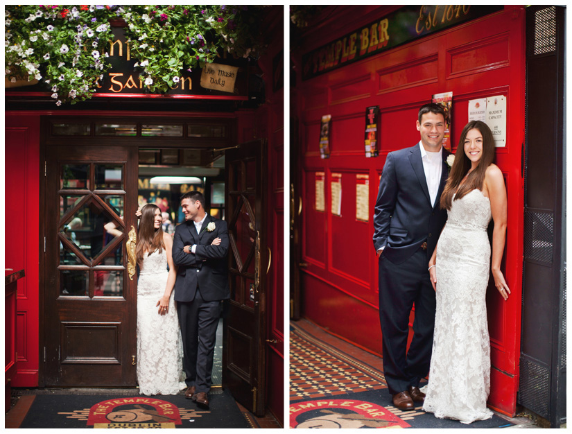destination wedding of Erin Mazur and Tyler Hufstetler in Dublin Ireland by destination wedding photographer Stacy Reeves