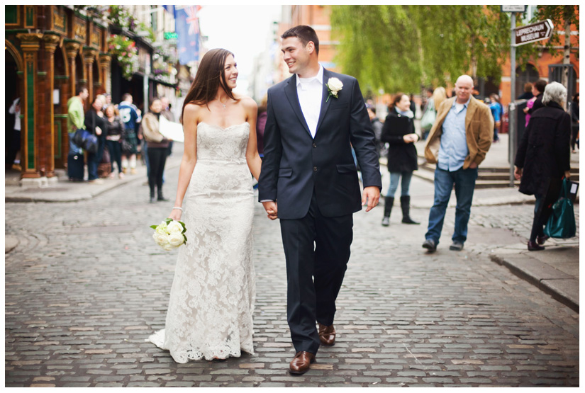 destination wedding of Erin Mazur and Tyler Hufstetler in Dublin Ireland by destination wedding photographer Stacy Reeves