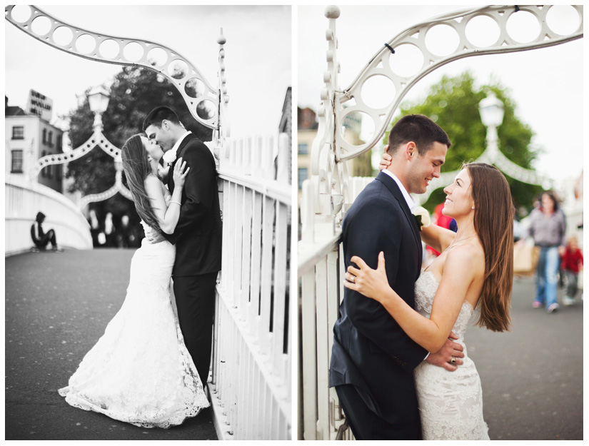 bride and groom portraits of Erin Mazur and Tyler Hufstetler in Dublin Ireland by destination wedding photographer Stacy Reeves