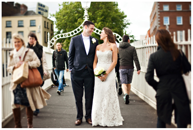 destination wedding of Erin Mazur and Tyler Hufstetler in Dublin Ireland by destination wedding photographer Stacy Reeves
