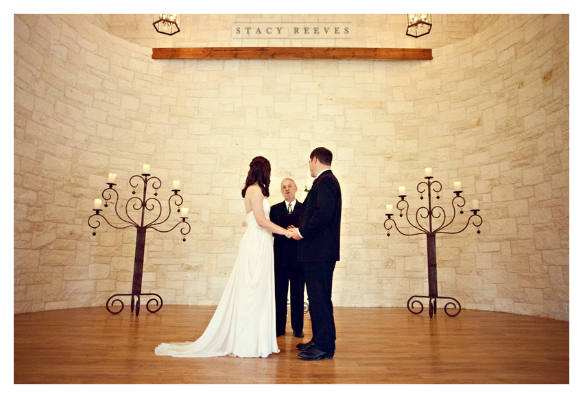 Holly Harlan and Shane intimate Houston wedding elopement at Briscoe Manor by Southlake wedding photographer Stacy Reeves