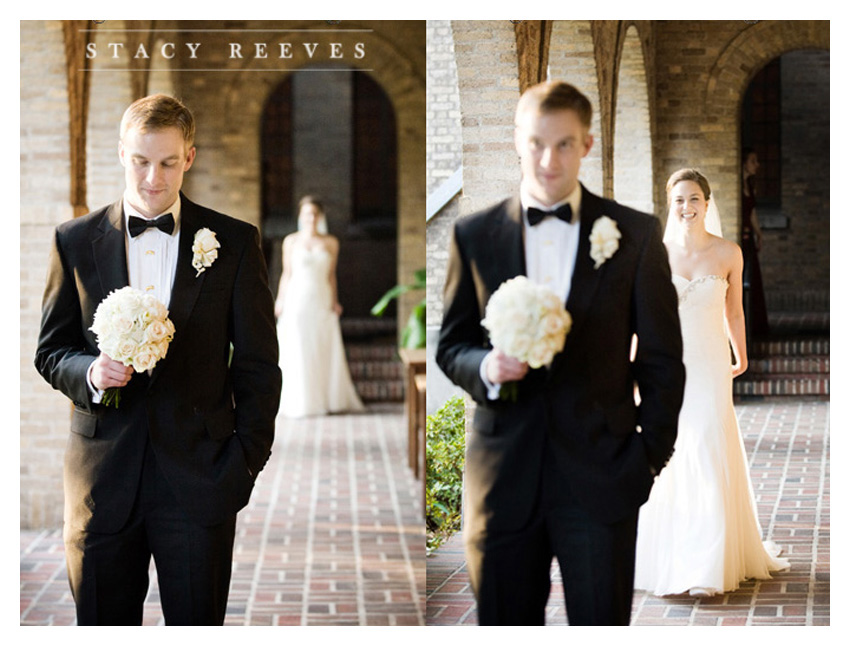 wedding photography of Jaclyn Herfarth and Charlie Harrison at the Magnolia Ballroom in Houston Texas by Dallas wedding photographer Stacy Reeves