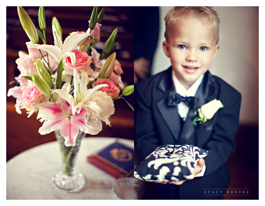 Photos of the southern shabby chic vintage wedding of Rebecca Becca Weathers and Erik Fite at the Carnegie Library in historic downtown Jefferson by Dallas wedding photographer Stacy Reeves