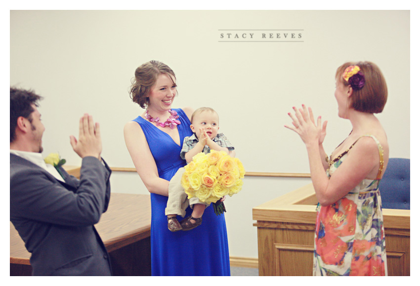 Courthouse Justice of the Peace City Hall wedding in Frisco Texas by Dallas wedding photographer Stacy Reeves