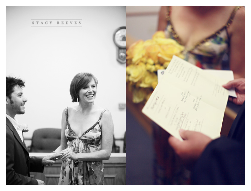 Courthouse Justice of the Peace City Hall wedding in Frisco Texas by Dallas wedding photographer Stacy Reeves