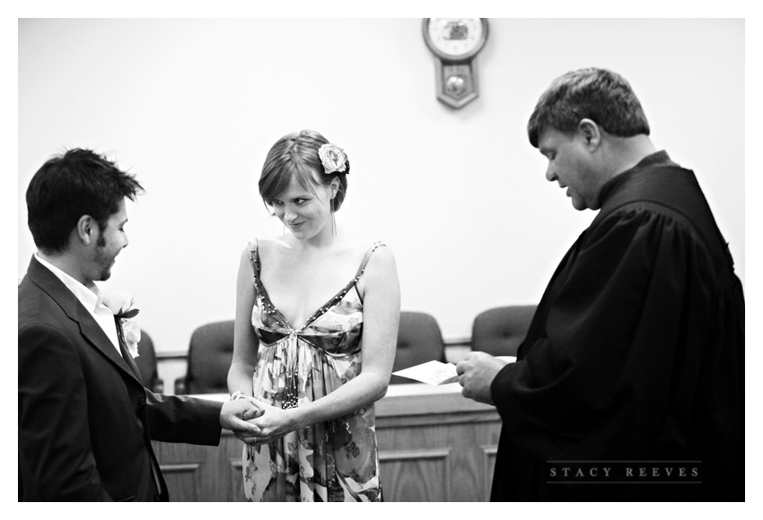 Courthouse Justice of the Peace City Hall wedding in Frisco Texas by Dallas wedding photographer Stacy Reeves