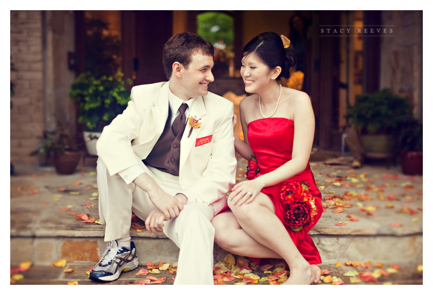 wedding of Zi Ling and Gary Lichliter at a private residence in Highland Park near White Rock Lake by Dallas wedding photographer Stacy Reeves