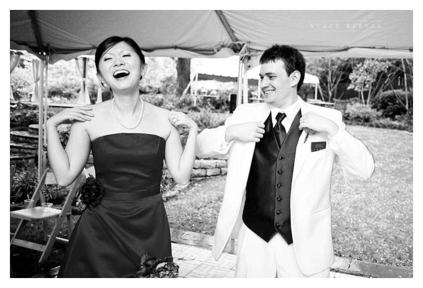 wedding of Zi Ling and Gary Lichliter at a private residence in Highland Park near White Rock Lake by Dallas wedding photographer Stacy Reeves